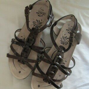 NWOT Abeo Gladiator Style Sandals, Size 10WN, Brown